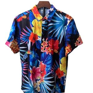 Casual floral button down shirt